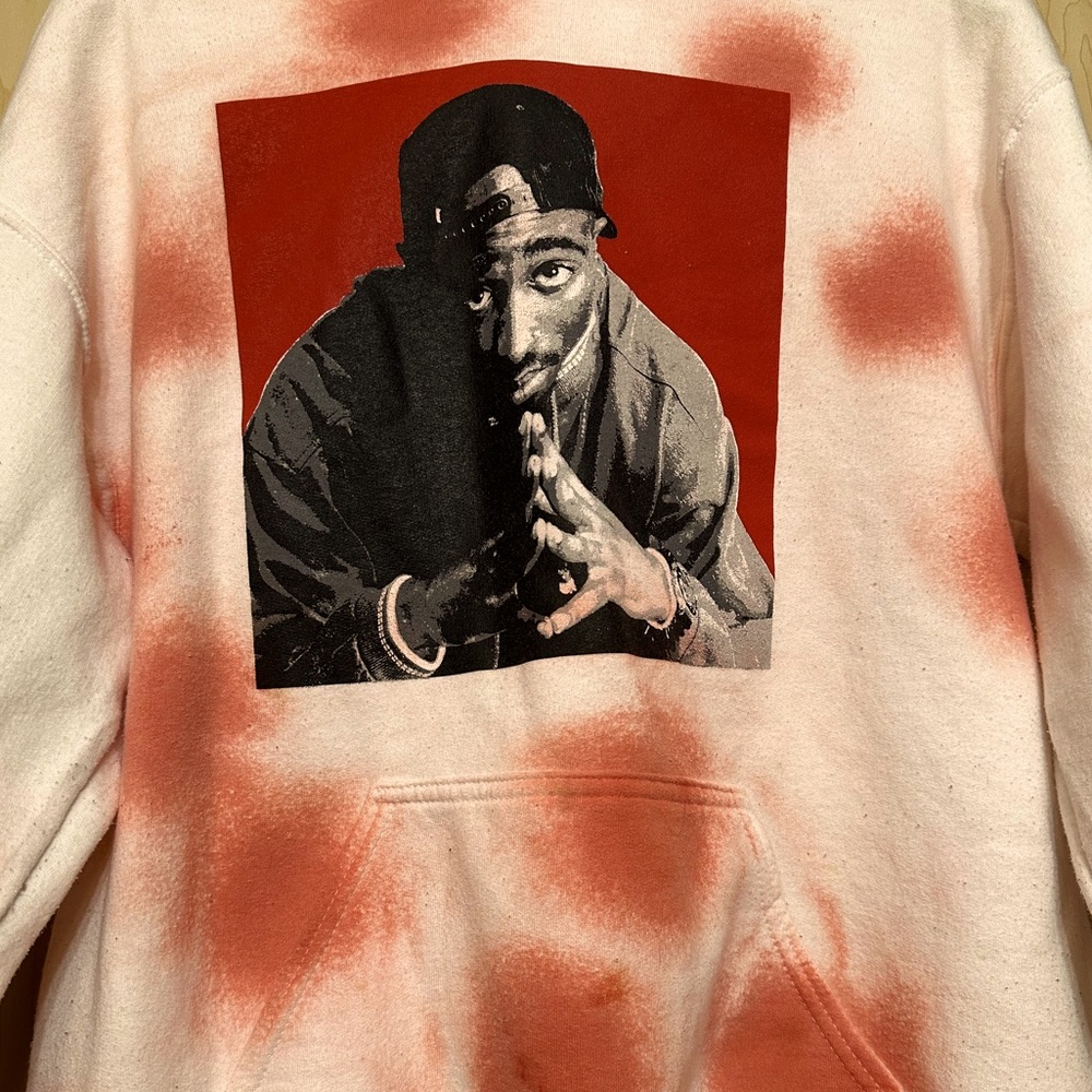 Custom made Tupac hoodie - Picture 1 of 7